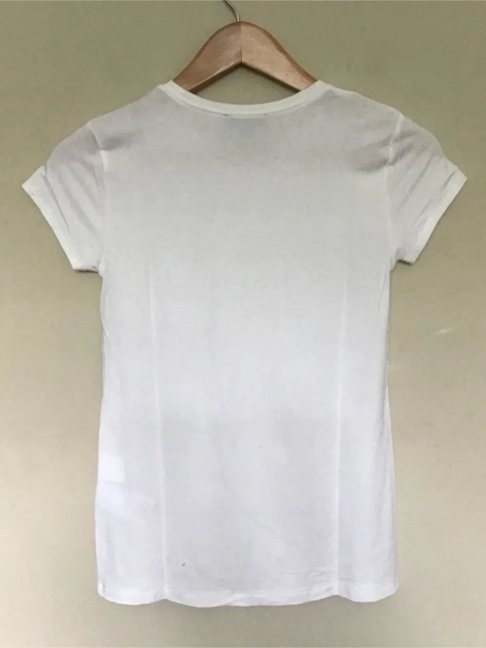 White Short Sleeves Baby Tee - Picture 2 of 2